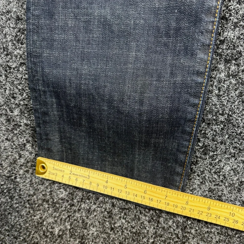 Lucky Brand 329 Classic Straight Jeans Mens 30x30 Dark Wash Stretch Denim Blue
